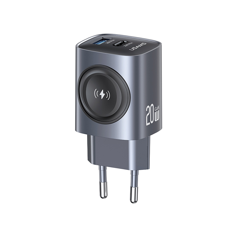 T67 20W Multifunctional iWatch Charger With A+C Port (EU）