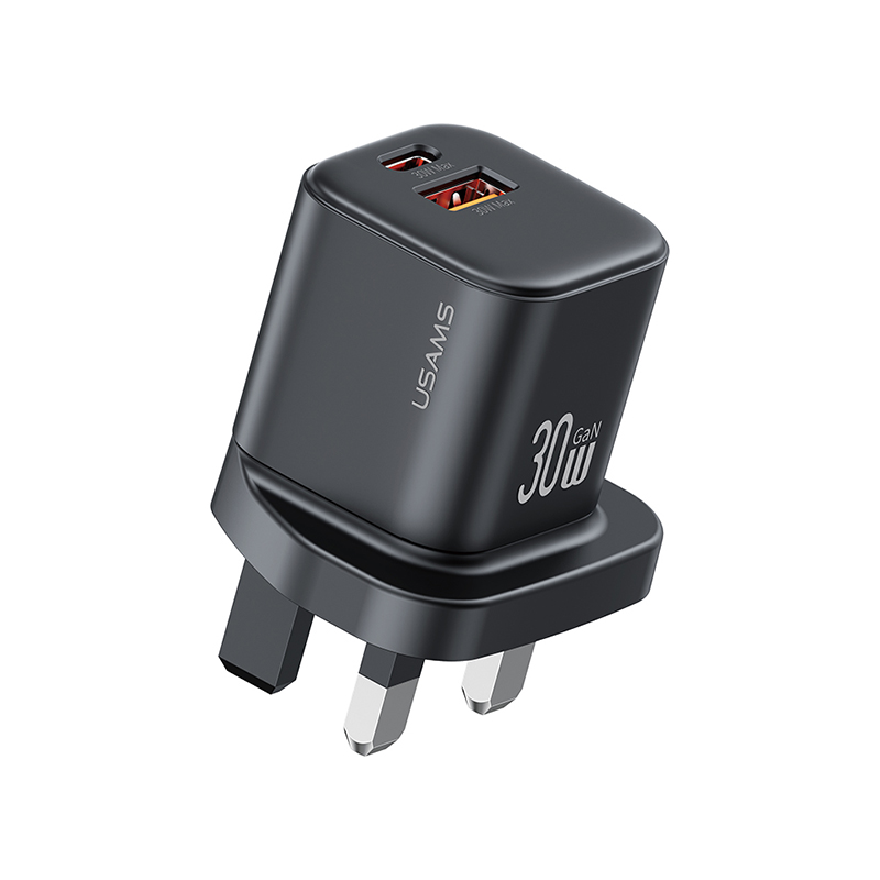 CC277 30W GaN Mini Dual-Port Fast Charger A+C (UK) - JC Series