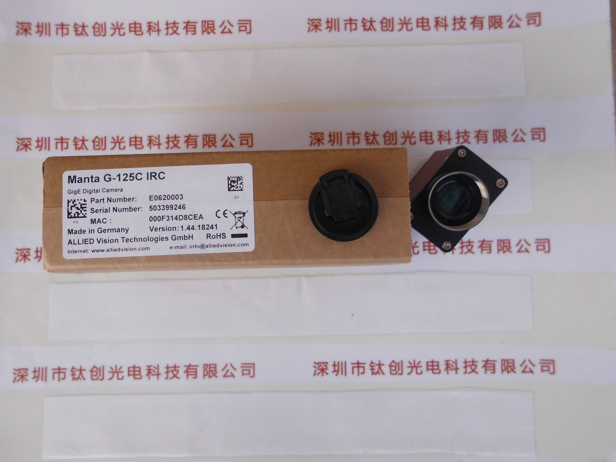 Allied VisionAVT瑷茘德 工业相机 Manta G-125C