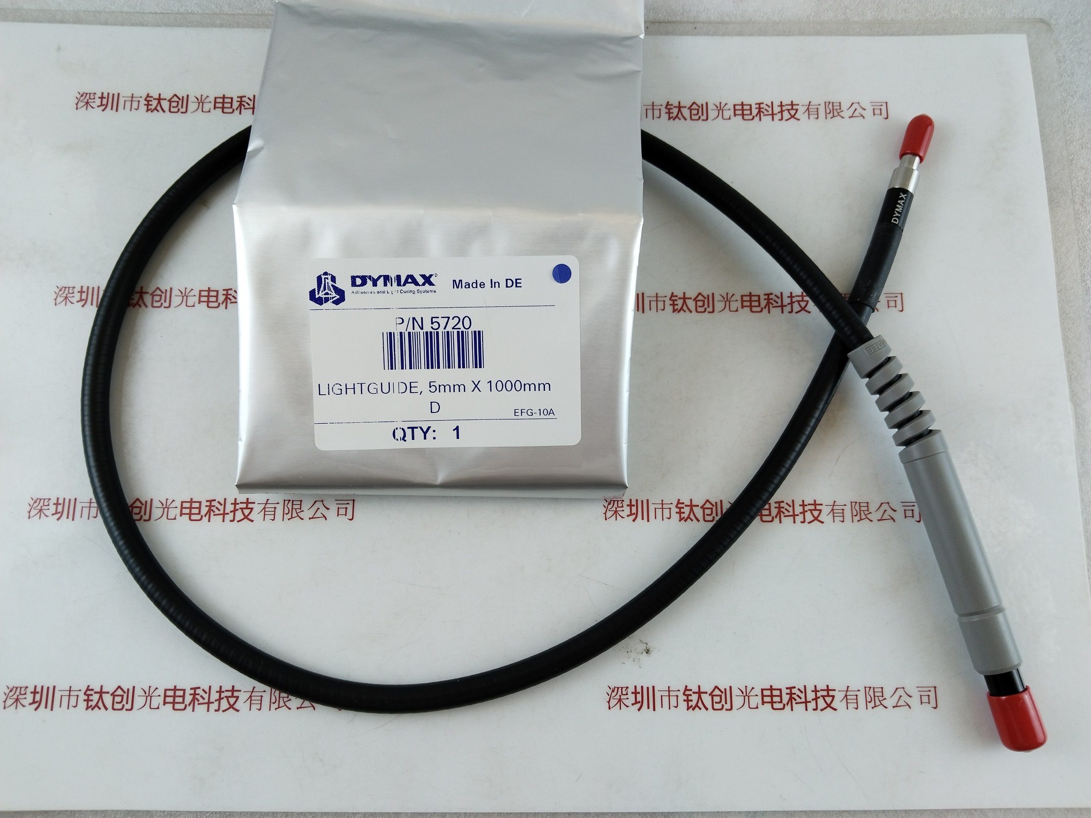 DYMAX戴马斯   PN:5720  一分支光导lightguide 5X1000mm