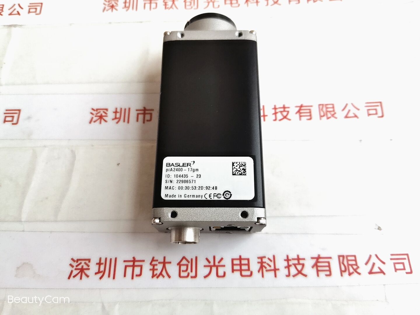 BASLER巴斯勒 工业相机  piA2400-17gm