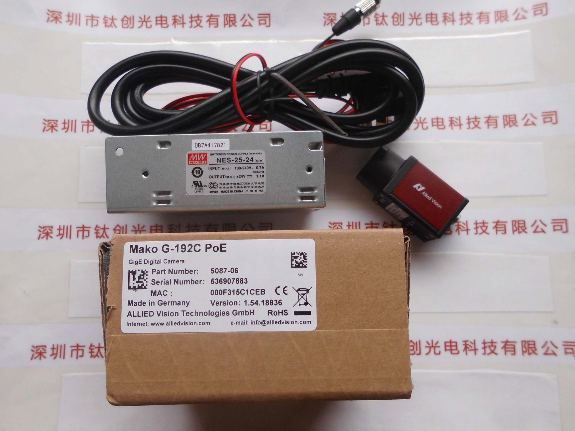 Allied VisionAVT瑷茘德 工业相机 Mako G-192C