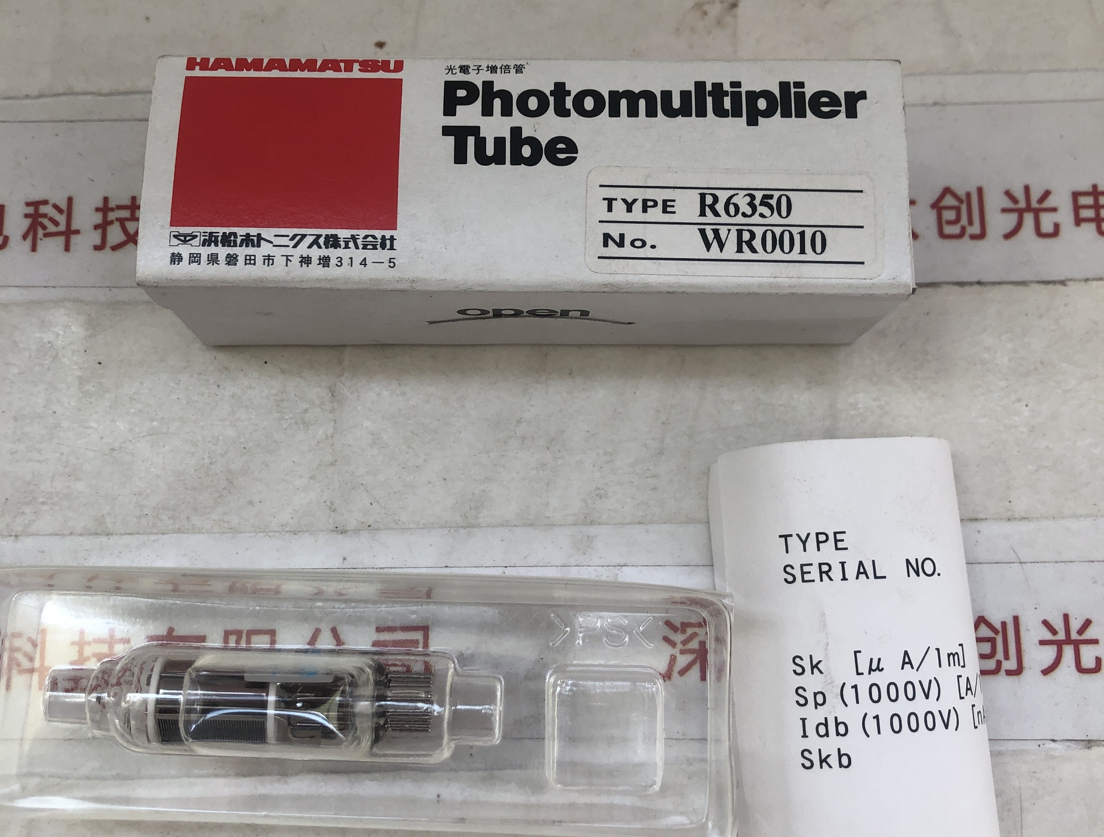 HAMAMATSU滨松  光电倍增管R6350