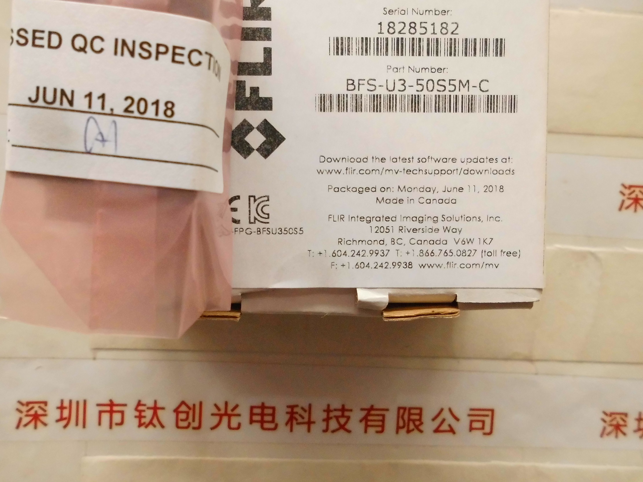 Point Grey灰点工业相机 BFS-U3-50S5M-C