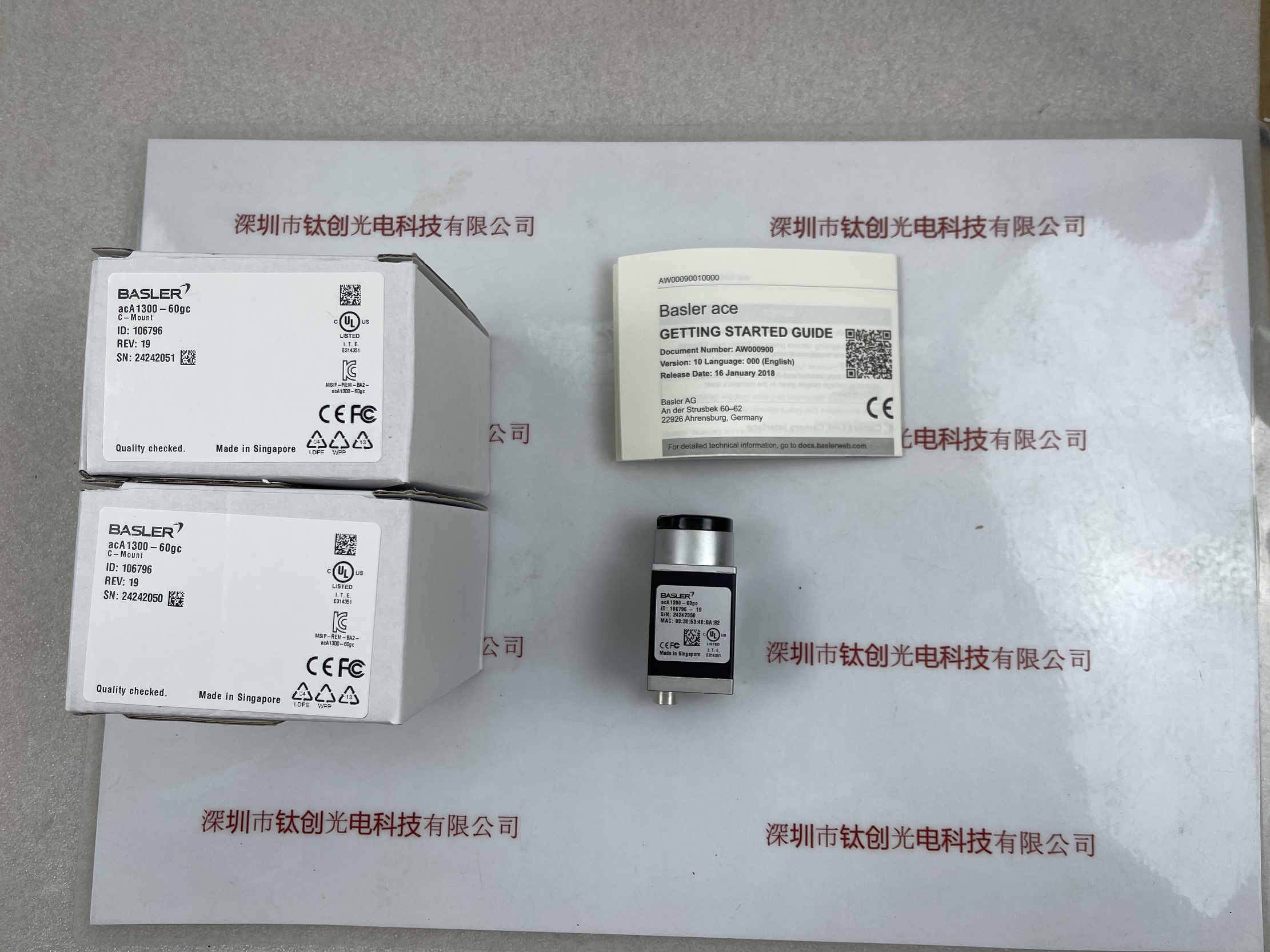 basler巴斯勒相机     ACA1300-60GC