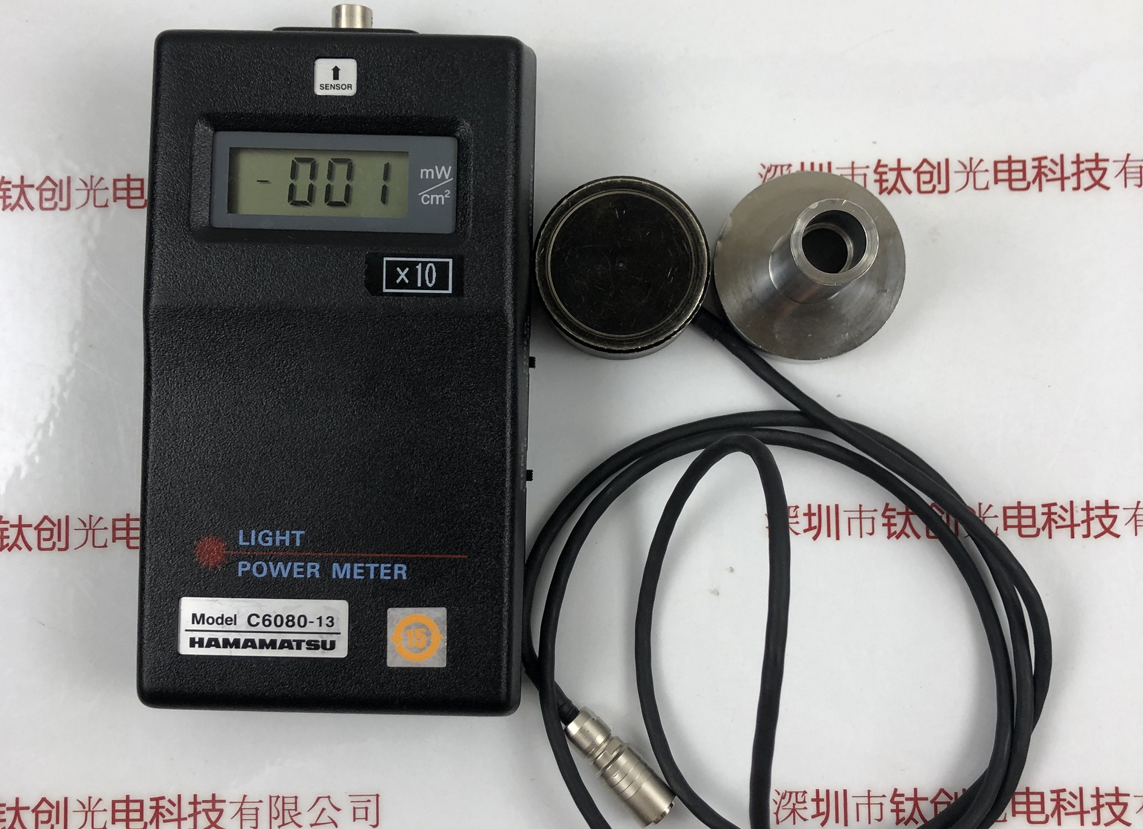 HAMAMATSU滨松 光能量测试仪  C6080-13 二手