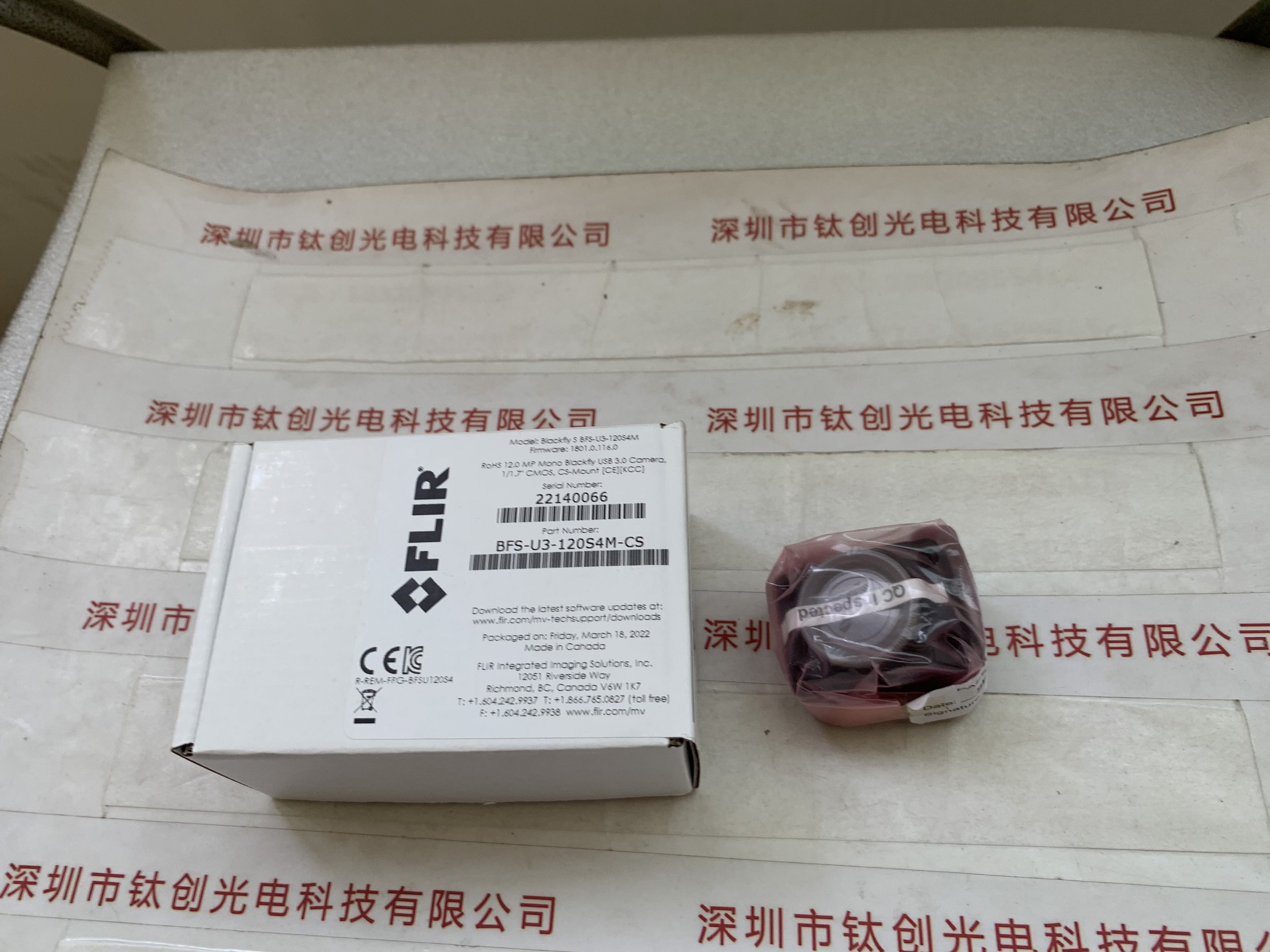 FLIR菲力尔 灰点工业相机  BFS-U3-120S4M-CS