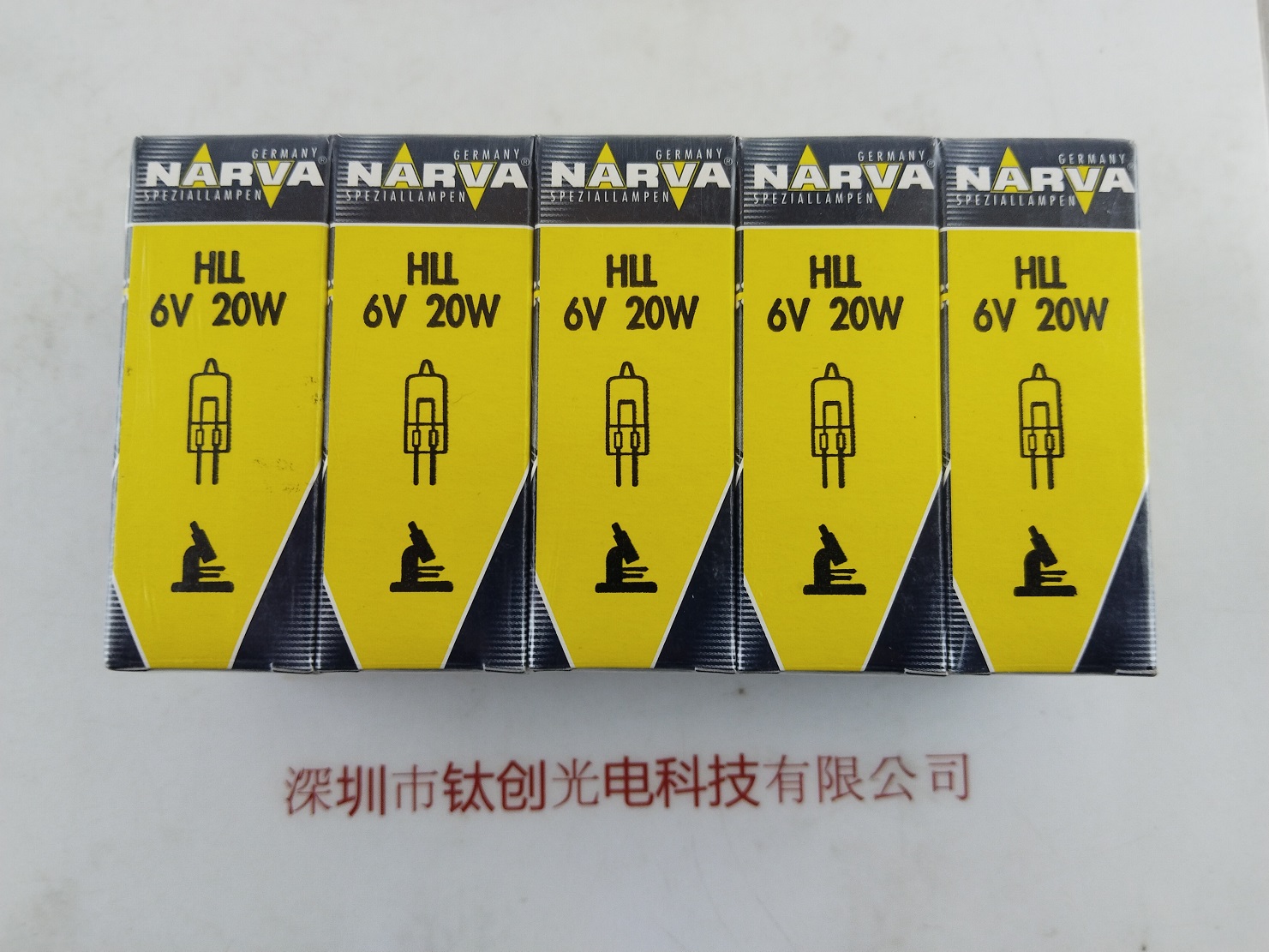 NARVA利华 卤素灯泡 HLL 6V20WG4 55912
