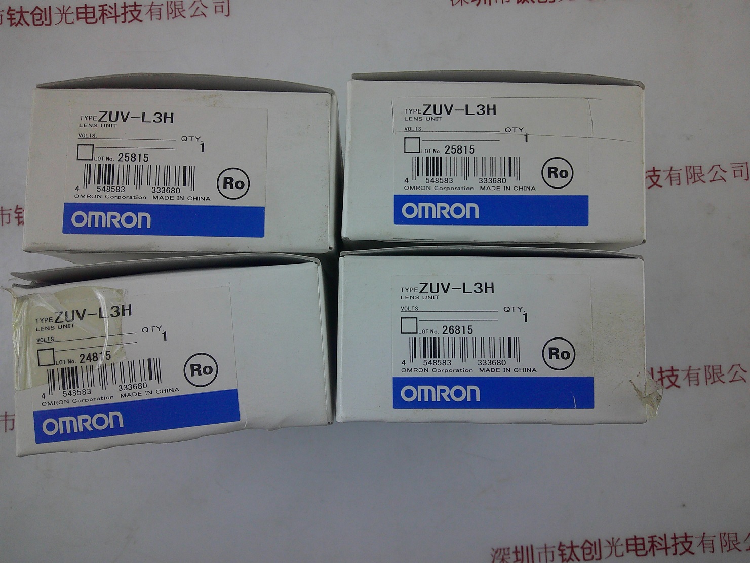 OMRON欧姆龙 透镜 ZUV-L3H