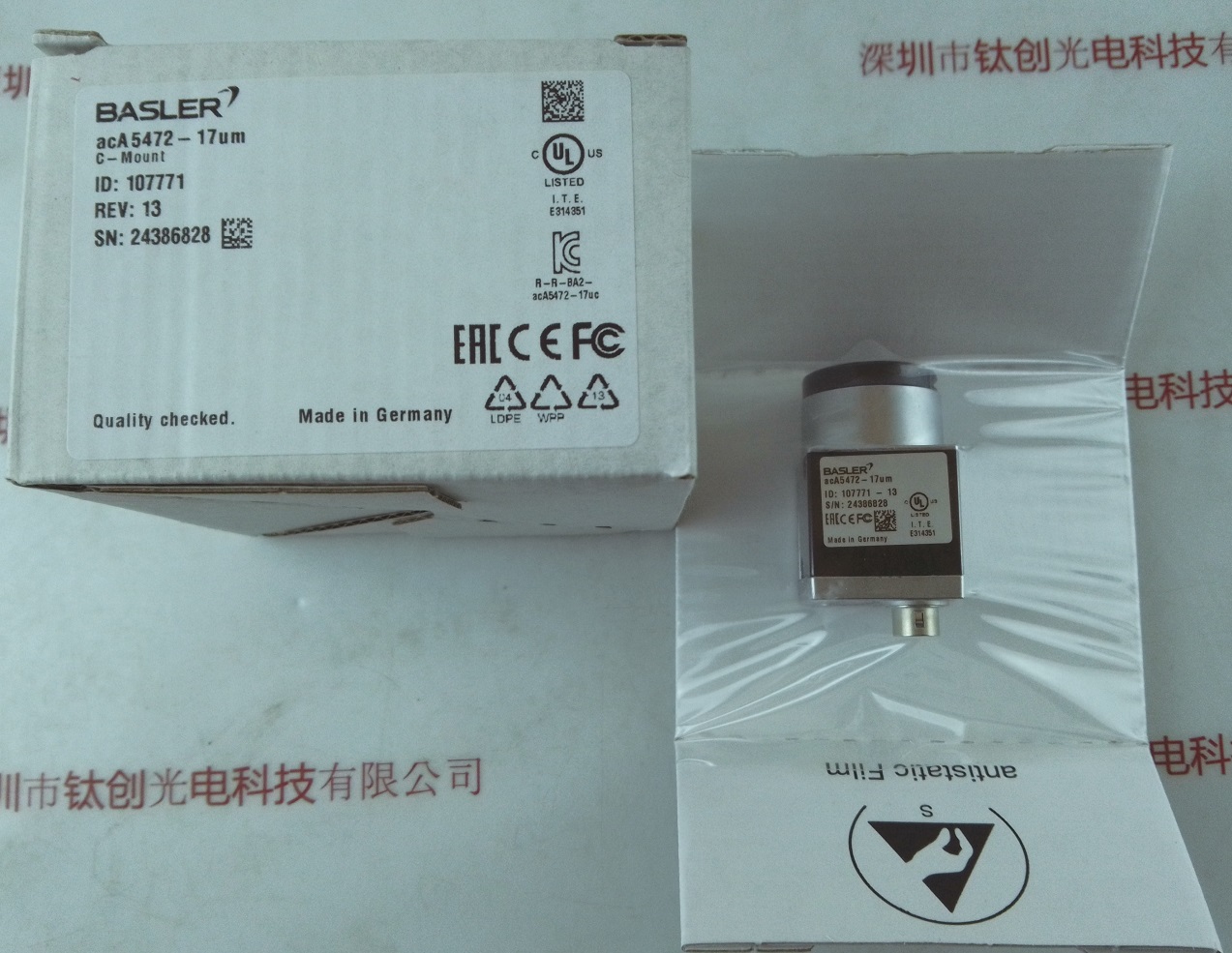 BASLER巴斯勒 工业相机 ACA5472-17UM