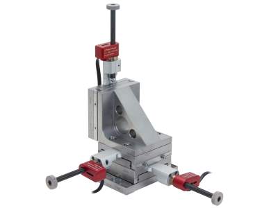 NEWPORT   优铂特    9067-XYZ-PPP-M    交叉滚珠轴承 Picomotor 线性平移台