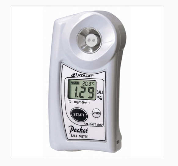 ATAGO 爱拓      PAL-SALT Mohr 钛电极数显盐度计(g/100ml)
