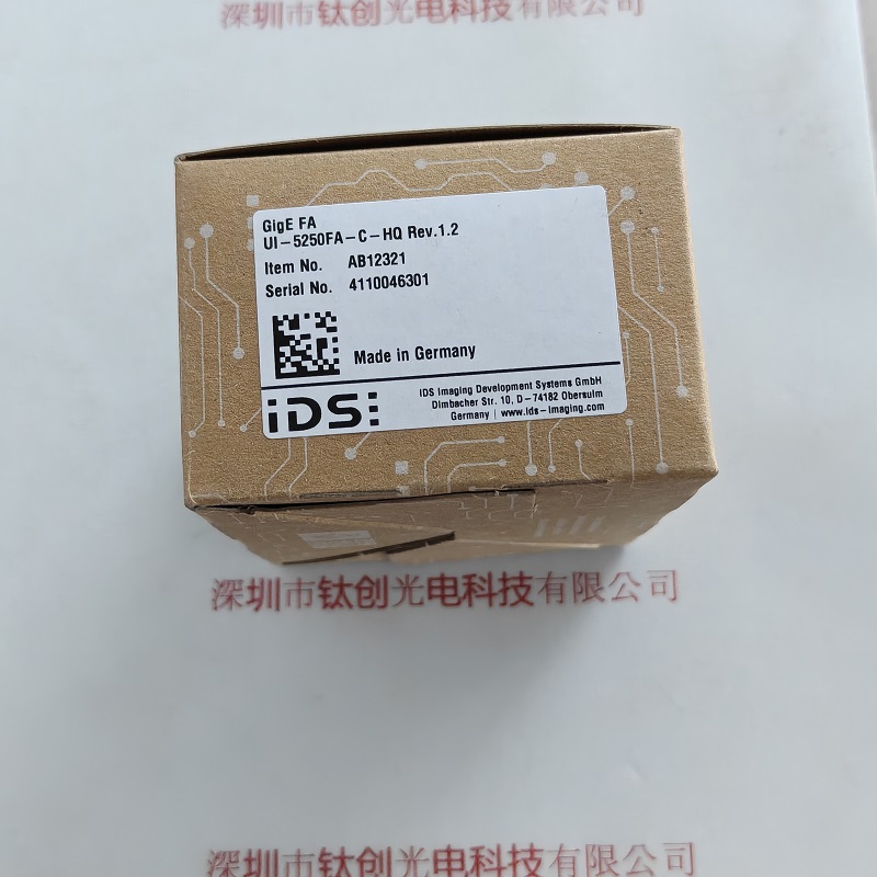 IDS爱迪斯  UI-5250FA-C-HQ Rev.1.2  工业相机