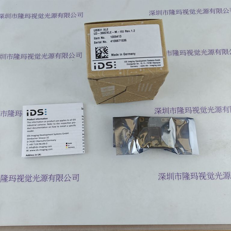 IDS爱迪思 U3-3682XLE-M-VU Rev.1.2   工业相机