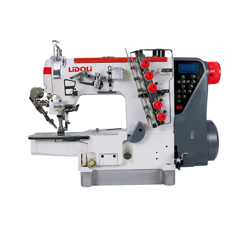 LD-V6 High speed computer Clyinder bed interlock machine