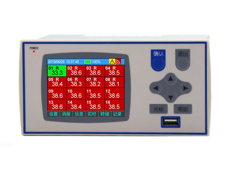 XSR42系列8通道电阻尺/荷重传感器输入彩色无纸记录仪