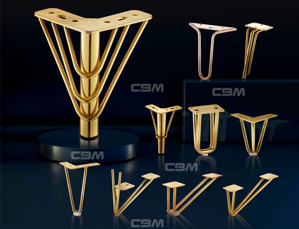 Wow, these steel sofa legs can be customized in different sizes