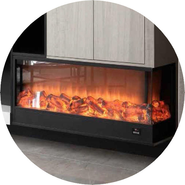CBM Built-in electric fireplace