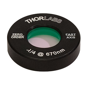 Thorlabs  索雷博 WPQ05M-670 零级波片