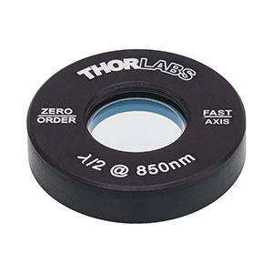 Thorlabs  索雷博 WPH05M-850 零级半波片