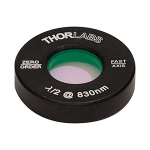 Thorlabs  索雷博 WPH05M-830 零级半波片