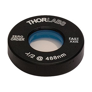 Thorlabs  索雷博 WPH05M-488 零级半波片