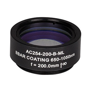 Thorlabs 索雷博 AC254-200-B-ML  消色差双胶合透镜