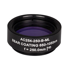 Thorlabs 索雷博 AC254-250-B-ML  消色差双胶合透镜