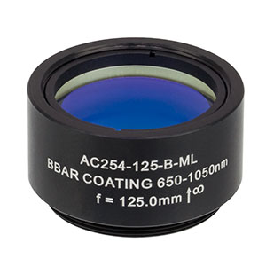 Thorlabs 索雷博 AC254-125-B-ML  消色差双胶合透镜