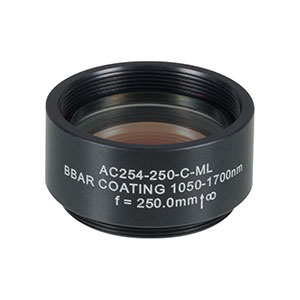 Thorlabs 索雷博 AC254-250-C-ML 消色差双胶合透镜