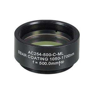 Thorlabs 索雷博 AC254-500-C-ML 消色差双胶合透镜