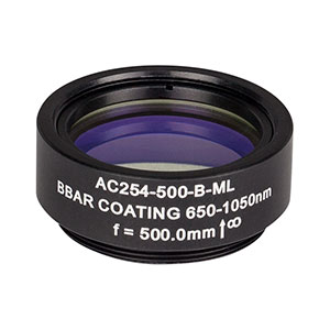 Thorlabs 索雷博 AC254-500-B-ML  消色差双胶合透镜