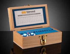 Edmund爱特蒙特 25mm直径，镀紫外-可见光膜，熔融石英平凸透镜套装