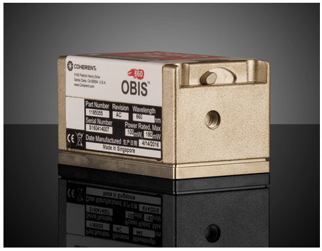 Edmund爱特蒙特 Coherent® OBIS™ LX SF 1448284 405nm LX SF 40mW Single Frequency Laser 激光系统