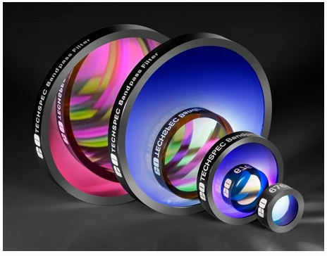 Edmund爱特蒙特 340nm中心波长，25mm直径，硬膜，OD 4，10nm带通滤波片