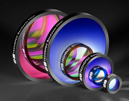 Edmund爱特蒙特 337nm中心波长，25mm直径，硬膜，OD 4，10nm带通滤波片