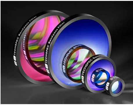 Edmund爱特蒙特 500nm中心波长，25mm直径，硬膜，OD 4，10nm带通滤波片