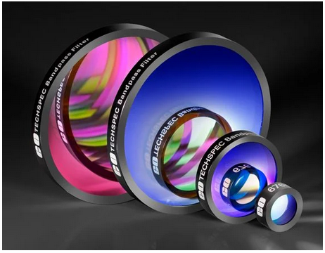 Edmund爱特蒙特 636nm中心波长，25mm直径，硬膜，OD 4，10nm带通滤波片