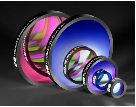 Edmund爱特蒙特 647nm中心波长，25mm直径，硬膜，OD 4，10nm带通滤波片