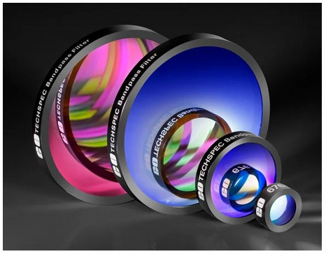 Edmund爱特蒙特 455nm中心波长，12.5mm直径，硬膜，OD 4，10nm带通滤波片