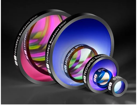 Edmund爱特蒙特 488nm中心波长，12.5mm直径，硬膜，OD 4，10nm带通滤波片