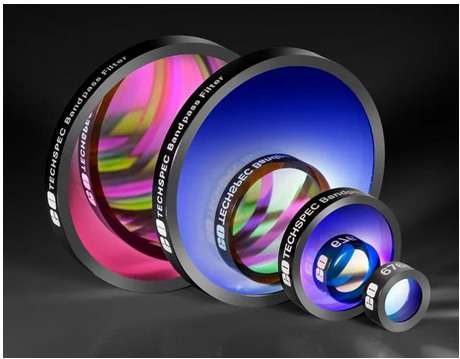 Edmund爱特蒙特 486nm中心波长，12.5mm直径，硬膜，OD 4，10nm带通滤波片