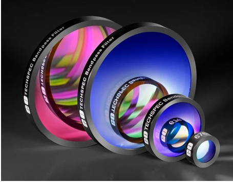 Edmund爱特蒙特 508nm中心波长，25mm直径，硬膜，OD 4，10nm带通滤波片