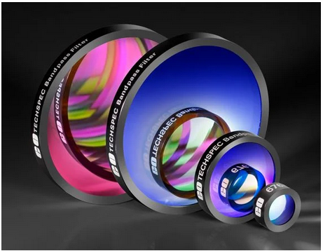 Edmund爱特蒙特 405nm中心波长，50mm直径，硬膜，OD 4，10nm带通滤波片