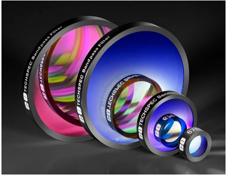 Edmund爱特蒙特 372nm CWL, 12.5mm Dia., Hard Coated OD 4.0 10nm Bandpass Filter 镀加硬膜的带通滤光片