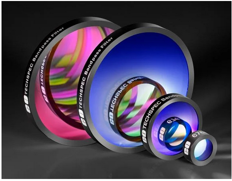 Edmund爱特蒙特 394nm中心波长，25mm直径，硬膜，OD 4，10nm带通滤波片