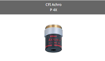 NIKON尼康 CFI Achro P 4X 物镜
