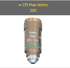 NIKON尼康 CFI Plan Achro 20X 物镜