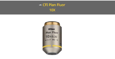 NIKON尼康 CFI Plan Fluor 10X 物镜