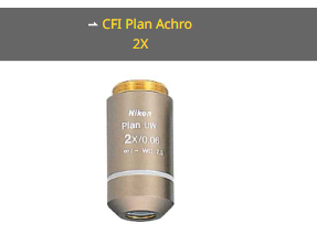 NIKON尼康 CFI Plan Achro 2X 物镜